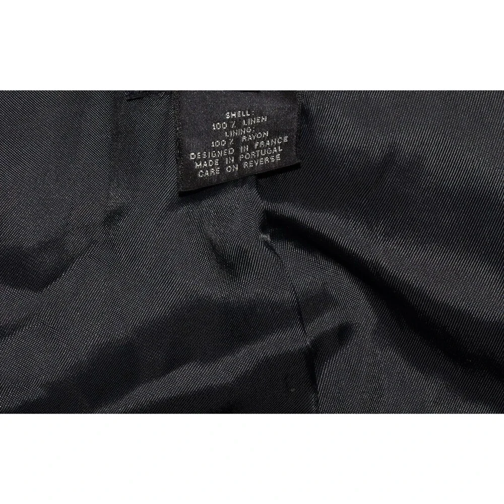 Faconnable‎ Men's 100% Linen Chambray Denim Blazer Sport Coat Jacket Size XL